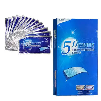 5D Whitening Teeth Strips for Stain and Yellowing Removal - 3