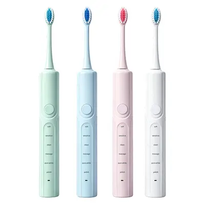 Rechargeable Electric Toothbrush for Adults, Soft Bristles, Gum Care, Unisex - 6