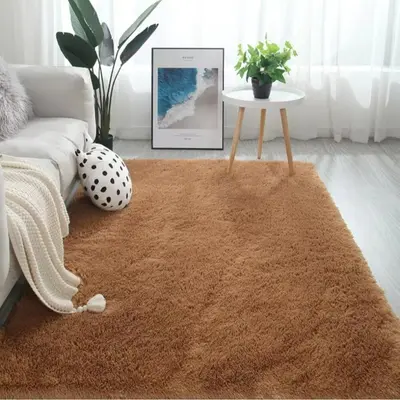 Scandinavian Style Home Rug, Silk Wool Blend, for Living Room and Kids' Room - 9