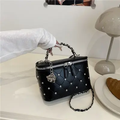 Chain Box Bag for Women, Summer Style, Small Chanel-Style, Crossbody - 10