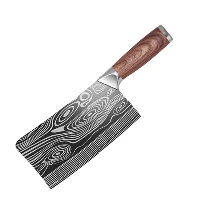 Longquan kitchen knife set, forged chef and slicing knives - 9