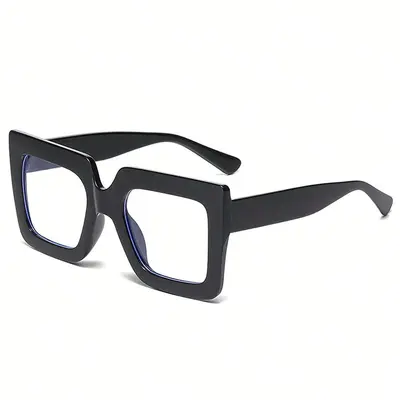 Oversized Square Frame Sunglasses Women's Party Style - 6