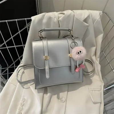 Kadın preppy tarzı sırt çantası, günlük, küçük