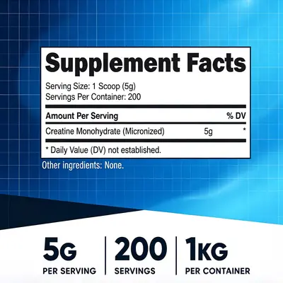 Micronized Creatine Monohydrate Powder