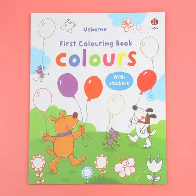 Children's English Colouring Book with Pen Control Practice - 8