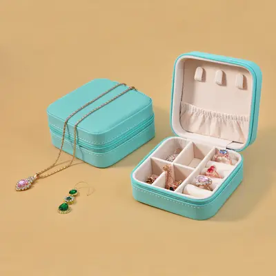 Tragbare Schmuckschatulle Europa Prinzessin Korea kleine Reise-Handschmuck-Schmucktasche Ohrringe Ring kleine Aufbewahrungsbox für Frauen - 11