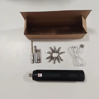 Ev Tipi Mini Set Yüksek Torklu El Tipi Elektrikli Tornavida Şarjlı Elektrikli Tornavida Seti - 8