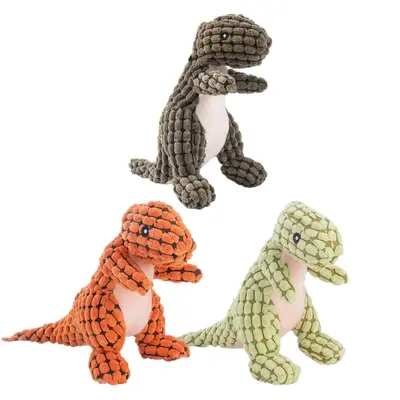 Plush Fox and Elephant Pet Toy with Squeaker for Small Dogs - 5