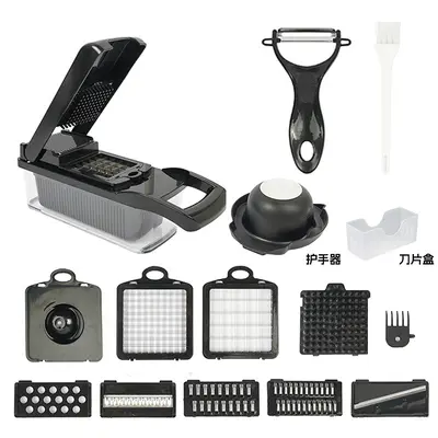 Cross-border Multifunctional Vegetable Chopper Kitchen Vegetable Grater Potato Shredder Slicer Vegetable Cutting Tool Vegetable Cutter - 12