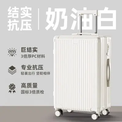20-Inch Women's Thickened Carry-On Suitcase, Zipper, Durable - 6