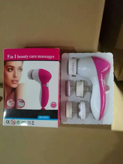 5-in-1 Facial Cleansing Device, Electric Facial Cleansing Brush, Automatic Gentle Blackhead Removal and Closed Mouth Facial Washing Device - 8