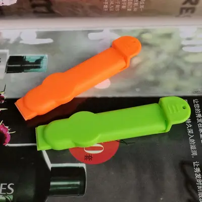 Gıda sızdırmazlık klipsi, neme dayanıklı ve taze tutma klipsi, çay süt tozu atıştırmalık yiyecek torbası sızdırmazlık klipsi, plastik LOGO ile özelleştirilebilir - 9
