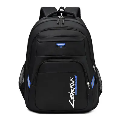 Cross-border Solid Color Business Backpack New Large Capacity Student School Bag Fashion Minimalist Outdoor Travel Casual Shoulder Backpack - 8