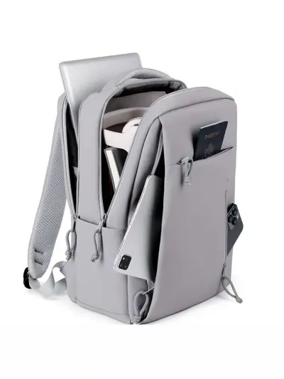 Shockproof Airbag Men's Backpack with USB Port and Laptop Compartment - 5
