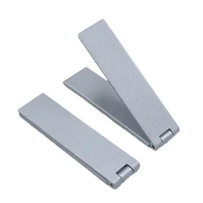 Metall längliches Klappband Handy Halter, dünner und leichter Mini Rückenetikett Halter, multifunktionaler klappbarer Desktop Halter