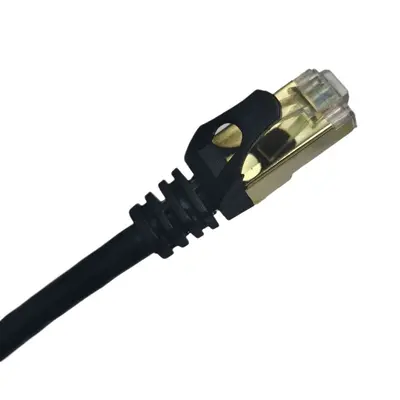 CAT6A SFTP Netzwerkkabel doppelt geschirmt, 10 Gbit/s, sauerstofffreies Kupfer