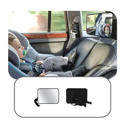 360° Rotating Car Baby Mirror, Rear-Facing Infant Rearview Mirror