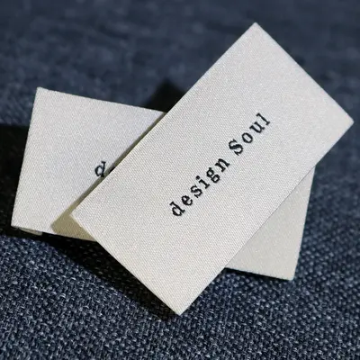 High-Density Woven Neck Labels for Garments and Home Textiles