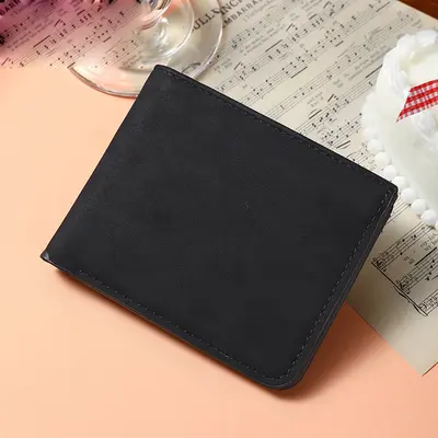 Men's Ultra-Thin Short Soft Leather Wallet with Multiple Card Slots - 7