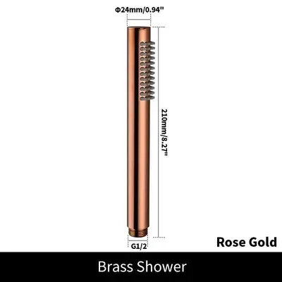 Cross-border 304 concealed shower set hotel bathroom toilet wall-mounted bathroom handheld shower set