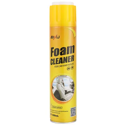 AYXU multifunctional foam cleaner car interior cleaner home leather decontamination waterless cross-border