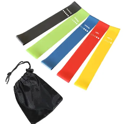Yoga Dirençli Bant TPE Direnç Halkası Kadın Ev Fitness Yoga Elastik Halkası