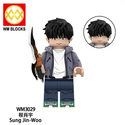 WM6221 Anime-Serie Bausteinfiguren-Set, 3027-3034 - 9
