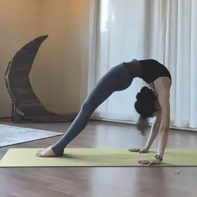 5 mm PU hindistan cevizi lifli doğal kauçuk yoga matı