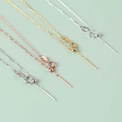 S925 gümüş zincir, DIY bileklik, ayarlanabilir - 7