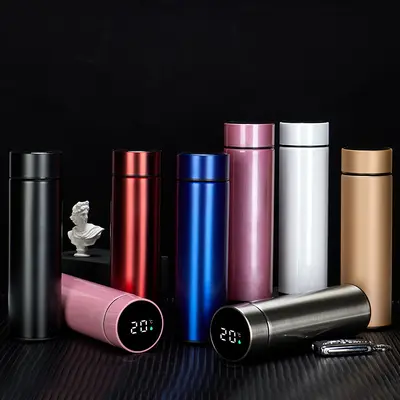 Smart 304 Stainless Steel Insulated Cup with Temperature Display - 4