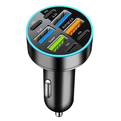 Araba şarjı 120W 1-6 USB multi-port - 10