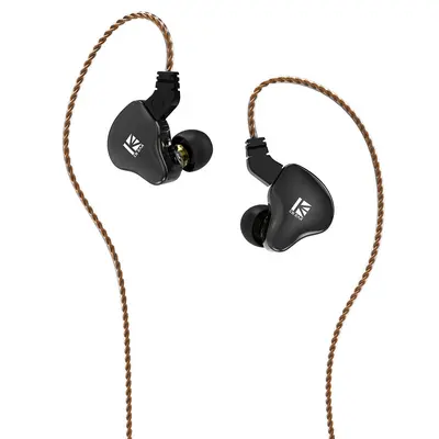 KBEAR KS2 hibrit HIFI müzik kulaklıkları, bilgisayar, cep telefonu, oyun, PUBG için kulak içi kulaklık Tip-C