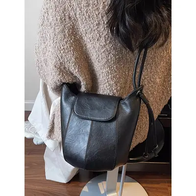 Retro Bucket Style Women's Single Shoulder Bag - 5