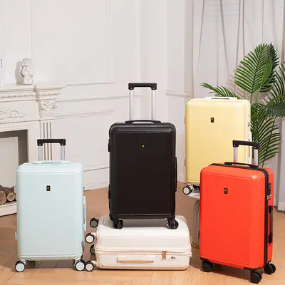 20 Inch Student Trolley Suitcase, Lightweight Carry-On, Combination Lock