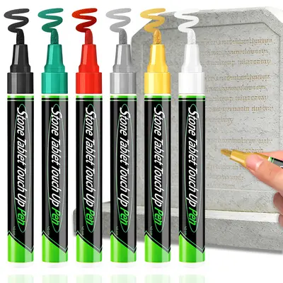 Grabstein-Inschriftenstift, 3 mm Metallspitze, wasserfest, hitzebeständig