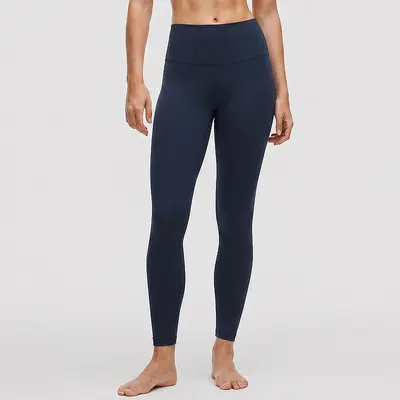 Damen Yogahose 24" mit hohem Bund, feuchtigkeitsableitend und atmungsaktiv - 8