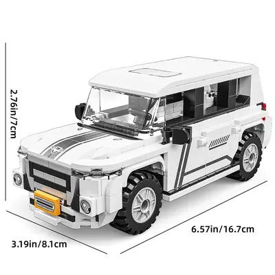 Off-Road Araba Yapı Taşı Seti, Lego Uyumlu, Çocuk Hediyesi