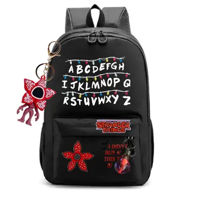 Stranger Things Themed Backpack, Unisex School Bag - 9