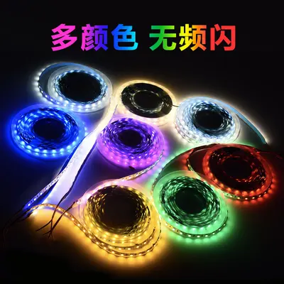 Led light strip wholesale low voltage 12v high brightness linear patch self-adhesive 120 lights 8mm wedding 2835 soft light strip manufacturer