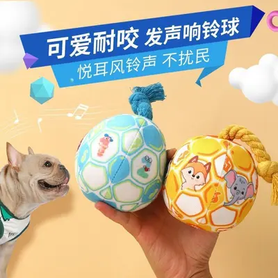 Squeaky Dog Toy Ball for Small Dogs, Durable and Chew-Resistant - 4