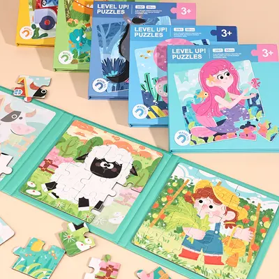 Magnetic Puzzle Educational Toy for Children Aged 3-6