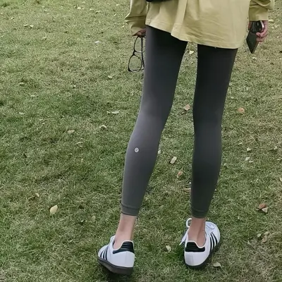 lulu original label Align спортивные штаны для йоги женские для бега девятиминутные укороченные леггинсы с высокой талией, эффектом подтяжки ягодиц и контролем живота, облегающие - 1