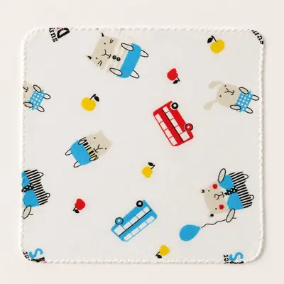 Reines Baumwoll-Mull-Spucktuch Klasse A, Baby-Quadrat - 9