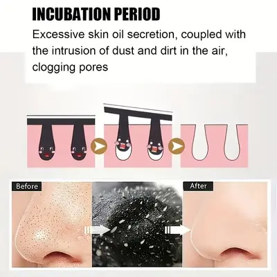 Moisturizing Blackhead Nose Strips, Pore Tightening, Gentle - 4