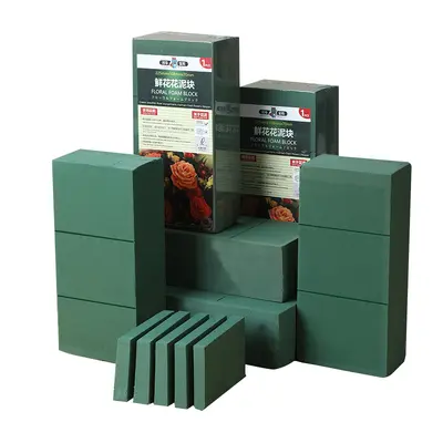 Floral Foam Base for Flower Arranging, Wet Floral Foam for Wedding Bouquets - 9