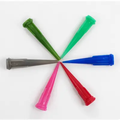 TT Dispensing Needle, All-Plastic Angled Tip, Opaque