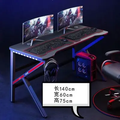 Eck-Computertisch und Gaming-Tisch, moderner minimalistischer Schreibtisch - 10