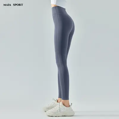 MAIA SPORT高腰瑜伽裤女夏季跑步运动紧身外穿普拉提健身服云感裤 - 12