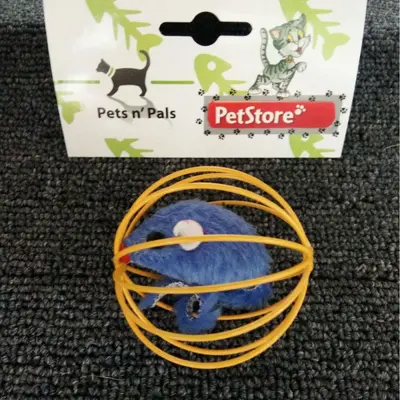 Katzenspielzeug-Set mit Plastikbällen und Kauspielzeug
