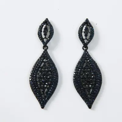 Acrylic retro alloy earrings for women bold expressive design